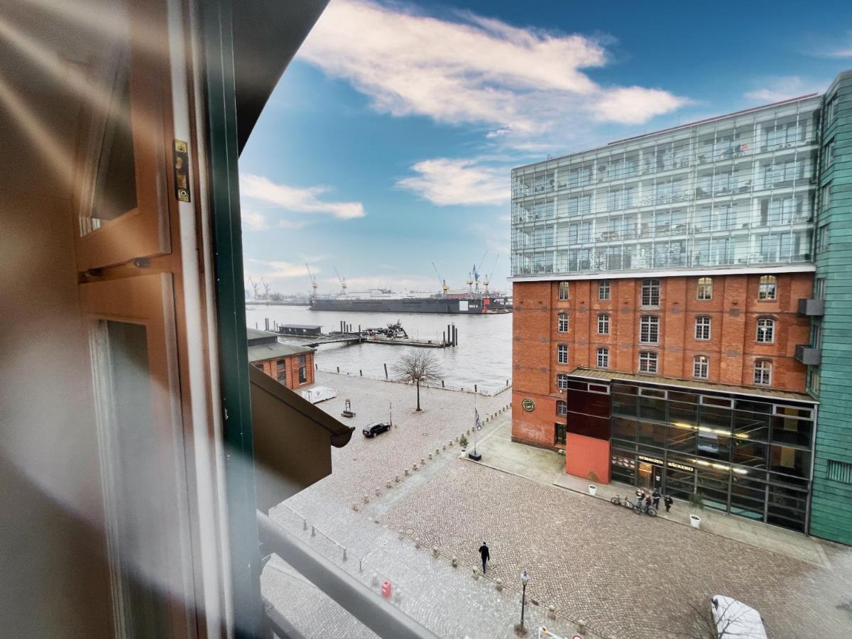 Апартаменты Loft-Panoramablick-Hafen & Elbe! Гамбург Экстерьер фото