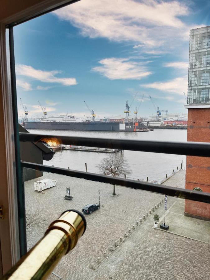 Апартаменты Loft-Panoramablick-Hafen & Elbe! Гамбург Экстерьер фото